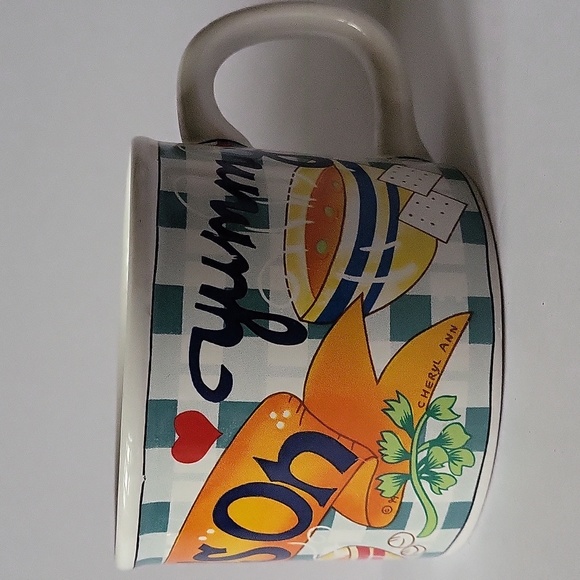 Vintage 1999 Soups On Ceramic Cup Coffee Mug By Cheryl Ann Design - Picture 10 of 16
